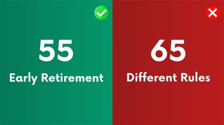 Can you retire at 55 early?