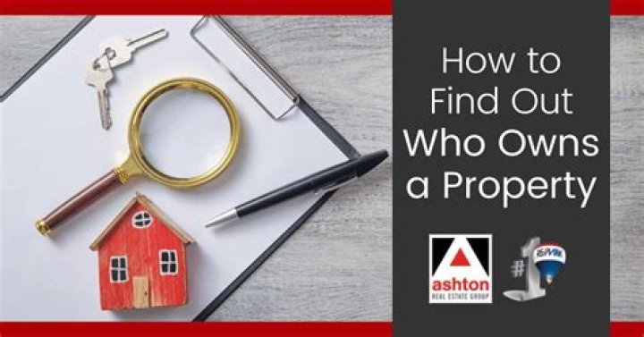 How do I find the owner of a property for free?