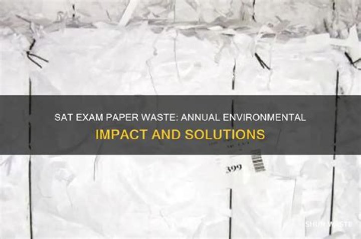 How many papers are wasted every year?