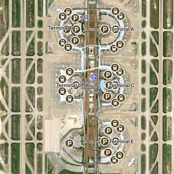 How many terminals does Dallas airport have?
