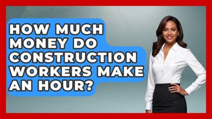 How much do construction workers usually make?