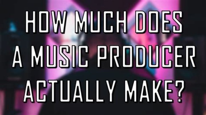 How much do music producer make a month?