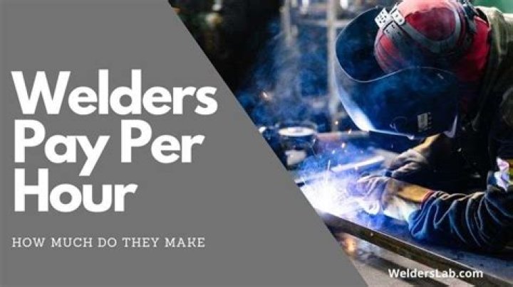 How much do welders make in a hour?