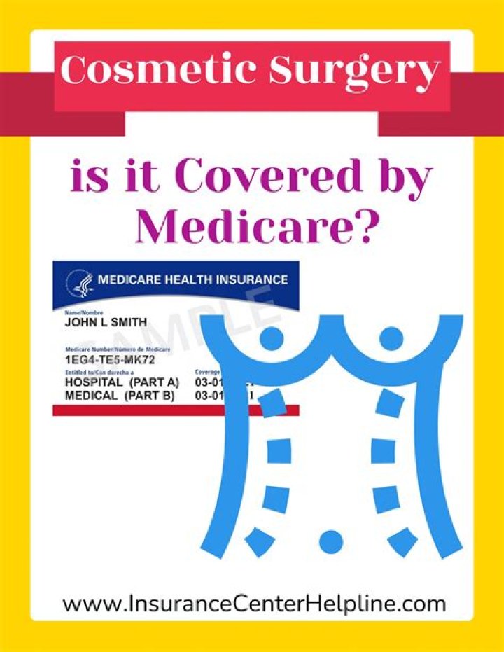 Is cosmetic surgery covered under Medicare?