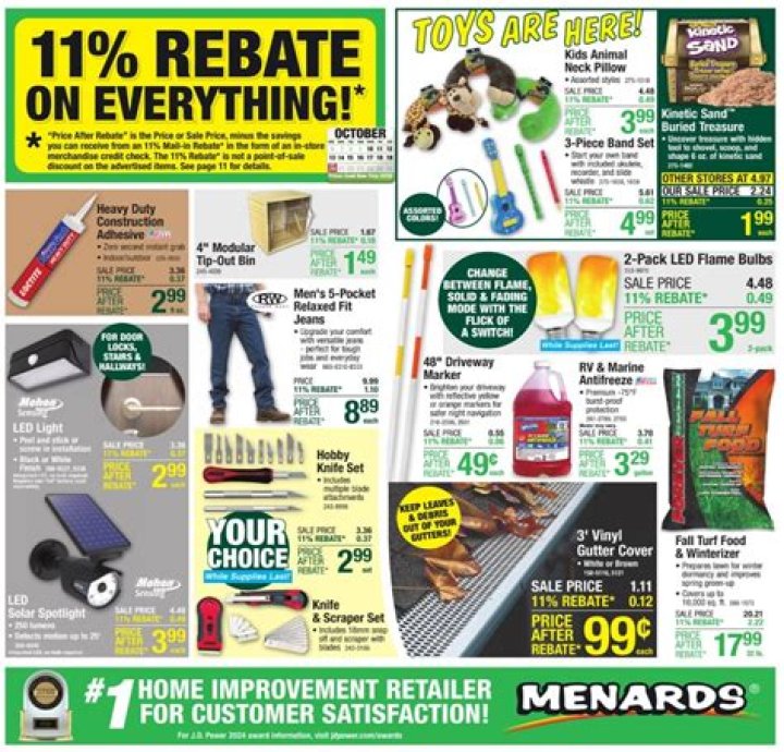 Is Menards paid weekly?