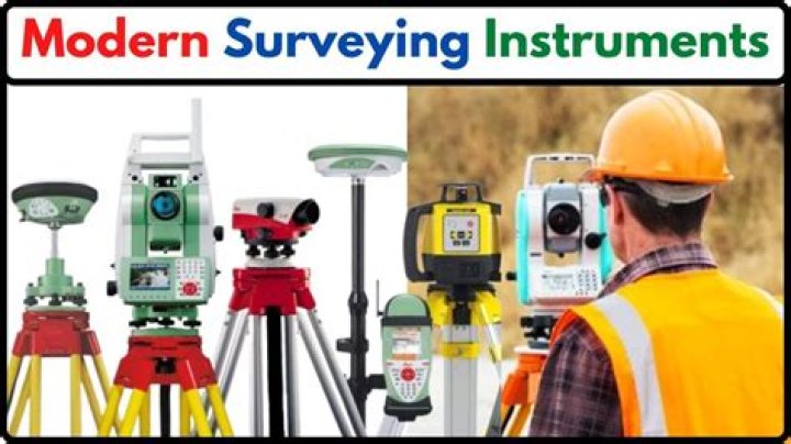 What do surveyors use to measure angles?