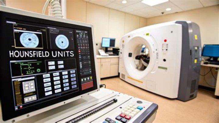 What does a Hounsfield unit measure?