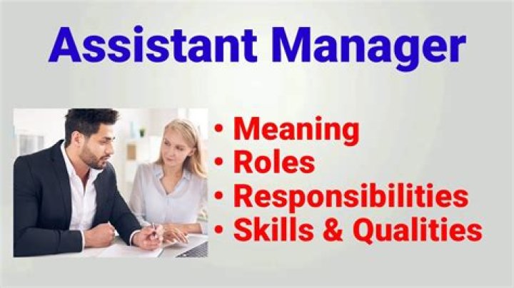 What does an assistant manager at Burger King do?