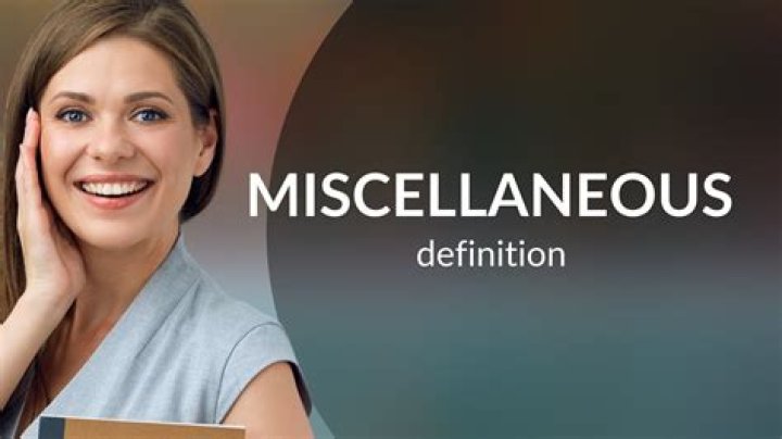 What does Miscellaneous Apparel mean?