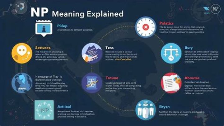 What does NP mean in text?