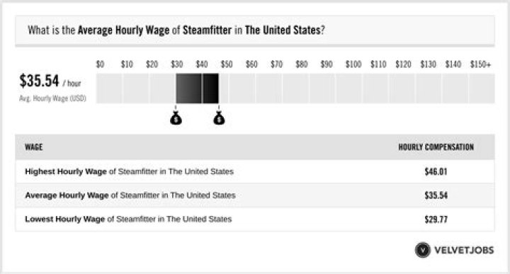What is the average salary of a steamfitter?