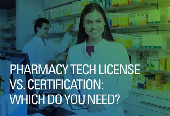 What is the difference between a licensed and certified pharmacy technician?