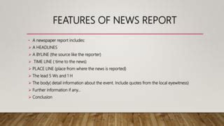 What is the purpose of having a byline in a newspaper report?
