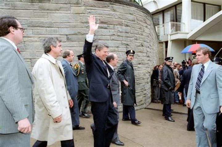 When did Ronald Reagan get shot at?