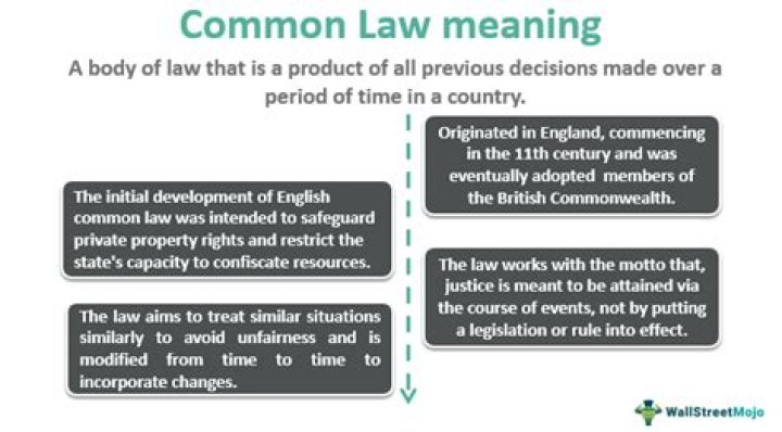 Why would a common law be important?